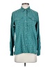 Eddie Bauer Plaid Teal Long Sleeve Blouse Size S (petite) - photo 1
