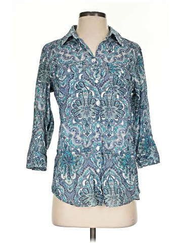 Croft & Barrow 3/4 Sleeve Button-Down Shirt (view 1)