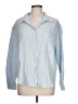 Caslon 100% Cotton Blue Long Sleeve Button-Down Shirt Size L - photo 1