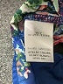 Soprano 100% Polyester Floral Blue Shorts Size S - photo 4