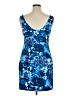 J Valdi Print Blue Cocktail Dress Size XL (estimated) - photo 2