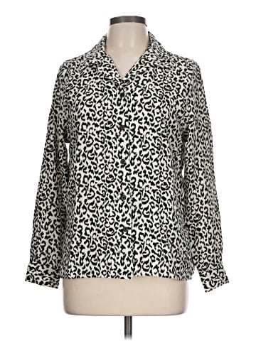Leslie Fay Long Sleeve Blouse (view 1)