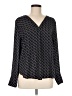 Ann Taylor 100% Polyester Black Long Sleeve Blouse Size M - photo 1