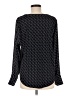 Ann Taylor 100% Polyester Black Long Sleeve Blouse Size M - photo 2
