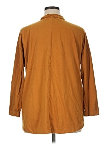 Neon Buddha 3/4 Sleeve Button-Down Shirt (view 2)