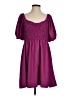 so Me 100% Polyester Hearts Purple Casual Dress Size S - photo 1