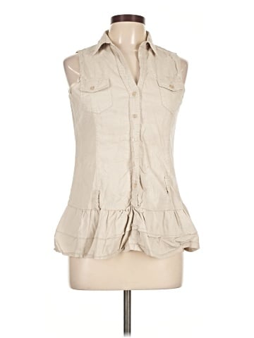 Paper Tee Sleeveless Button-Down Shirt (view 1)