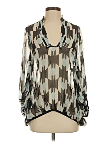 Diane von Furstenberg 3/4 Sleeve Silk Top (view 1)