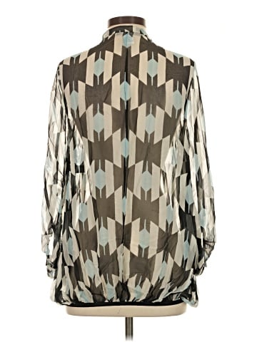 Diane von Furstenberg 3/4 Sleeve Silk Top (view 2)
