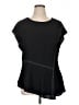 Worthington Black Short Sleeve Top Size XL - photo 1