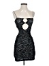 Unbranded Animal Print Black Cocktail Dress Size XS - photo 1