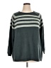 Coldwater Creek 100% Acrylic Stripes Gray Pullover Sweater Size XL - photo 1