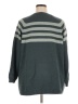 Coldwater Creek 100% Acrylic Stripes Gray Pullover Sweater Size XL - photo 2