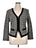 St. John Houndstooth Black Blazer Size 14 - photo 1