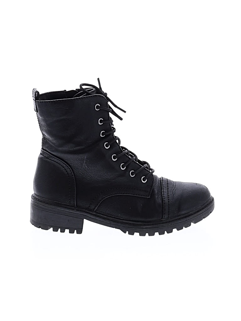 Pre-owned Universal Thread Ankle Boots In Black