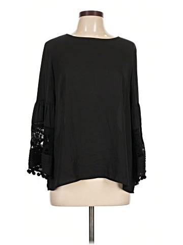 Pale Sky Long Sleeve Blouse (view 1)