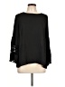 Pale Sky 100% Polyester Black Long Sleeve Blouse Size L - photo 1