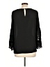 Pale Sky 100% Polyester Black Long Sleeve Blouse Size L - photo 2