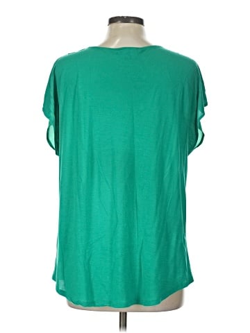 INC International Concepts Short Sleeve Blouse (view 2)