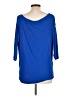Arden B. Blue 3/4 Sleeve Top Size L - photo 2