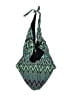 Old Navy Chevron-herringbone Green One Piece Swimsuit Size XL - photo 2