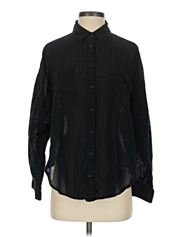 Double Zero Long Sleeve Button-Down Shirt (view 1)