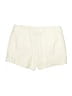 Merona 100% Cotton Solid Ivory Shorts Size 8 - photo 2