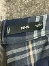MNG Plaid Blue Casual Skirt Size M - photo 4