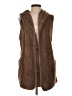Countess 100% Polyester Brown Sweater Vest Size S - photo 1