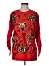 Western Connection Paisley Red Pullover Sweater Size L - photo 1