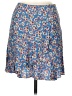 Olivaceous 100% Rayon Paisley Blue Casual Skirt Size M - photo 1