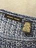 Jeanne Pierre 100% Cotton Tweed Blue Pullover Sweater Size L - photo 7