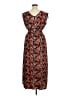 Assorted Brands Paisley Brown Red Casual Dress Size XL - photo 2