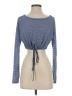 Love Soup Blue Long Sleeve T-Shirt Size S - photo 1