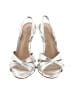 Steve Madden 100% Leather Metallic Silver Sandals Size 6 - photo 2