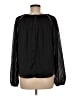 Aqua Black Long Sleeve Blouse Size M - photo 2