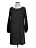 Ann Taylor LOFT Solid Gray Casual Dress Size L - photo 1