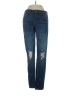 Topshop Hearts Blue Jeans Size 25 waist - photo 1