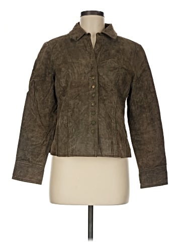 Coldwater Creek Leather Jacket (view 1)