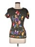 Valentina 100% Polyester Black Short Sleeve Top One size - photo 1