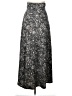 Loveappella Paisley Silver Black Formal Skirt Size M - photo 1