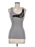 Bisou Bisou Gray Sleeveless Top Size M - photo 1