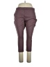 Lee Solid Burgundy Active Pants Size 16S - photo 1