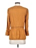 Point Sur 100% Cotton Orange 3/4 Sleeve Blouse Size 0 - photo 2