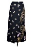Vince. 100% Polyester Floral Black Casual Skirt Size 0 - photo 2
