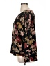 Well Worn Floral Black Long Sleeve Blouse Size XL - photo 5