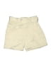Express 100% Polyester Solid Ivory Khaki Shorts Size 4 - photo 2