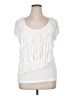 AGB Ivory Short Sleeve Top Size XL - photo 1