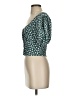Free People Green Short Sleeve Top Size S - photo 5