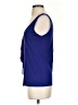 Velvet Blue Sleeveless Blouse Size S - photo 5